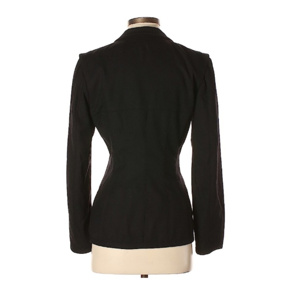 Narciso Rodriguez Navy Blue Wool Jacket Size 4 - Picture 2 of 2